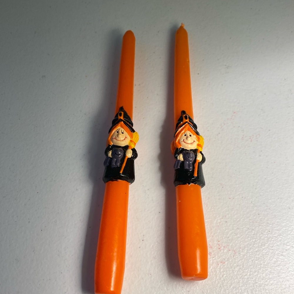 Halloween Witch Decorative Taper Candles